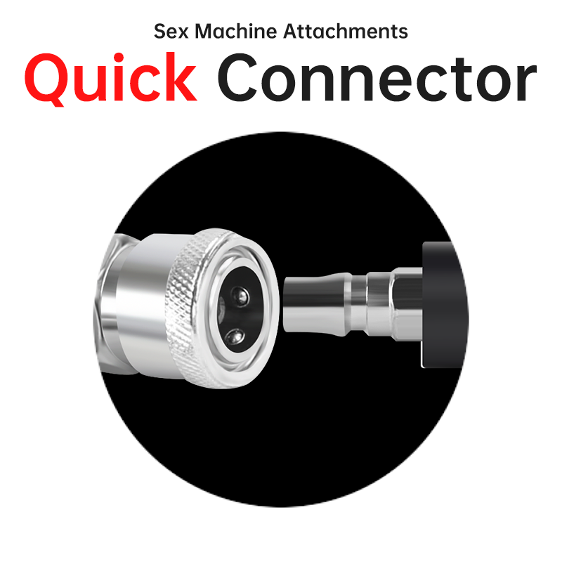 8.86" Black Silicone Dildo Sex Machine Accessory With Quick Connector