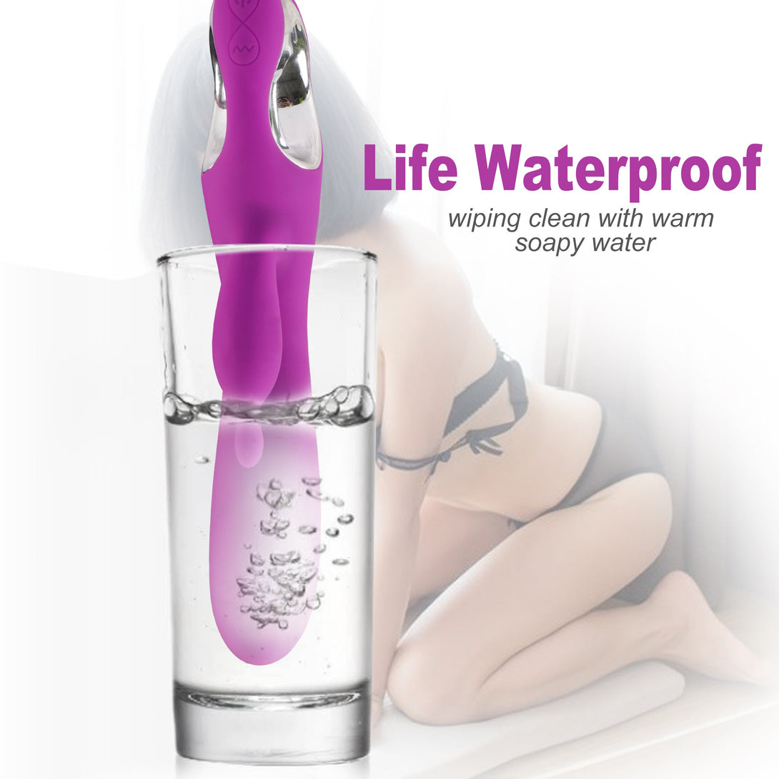 Waterproof rabbit vibrator