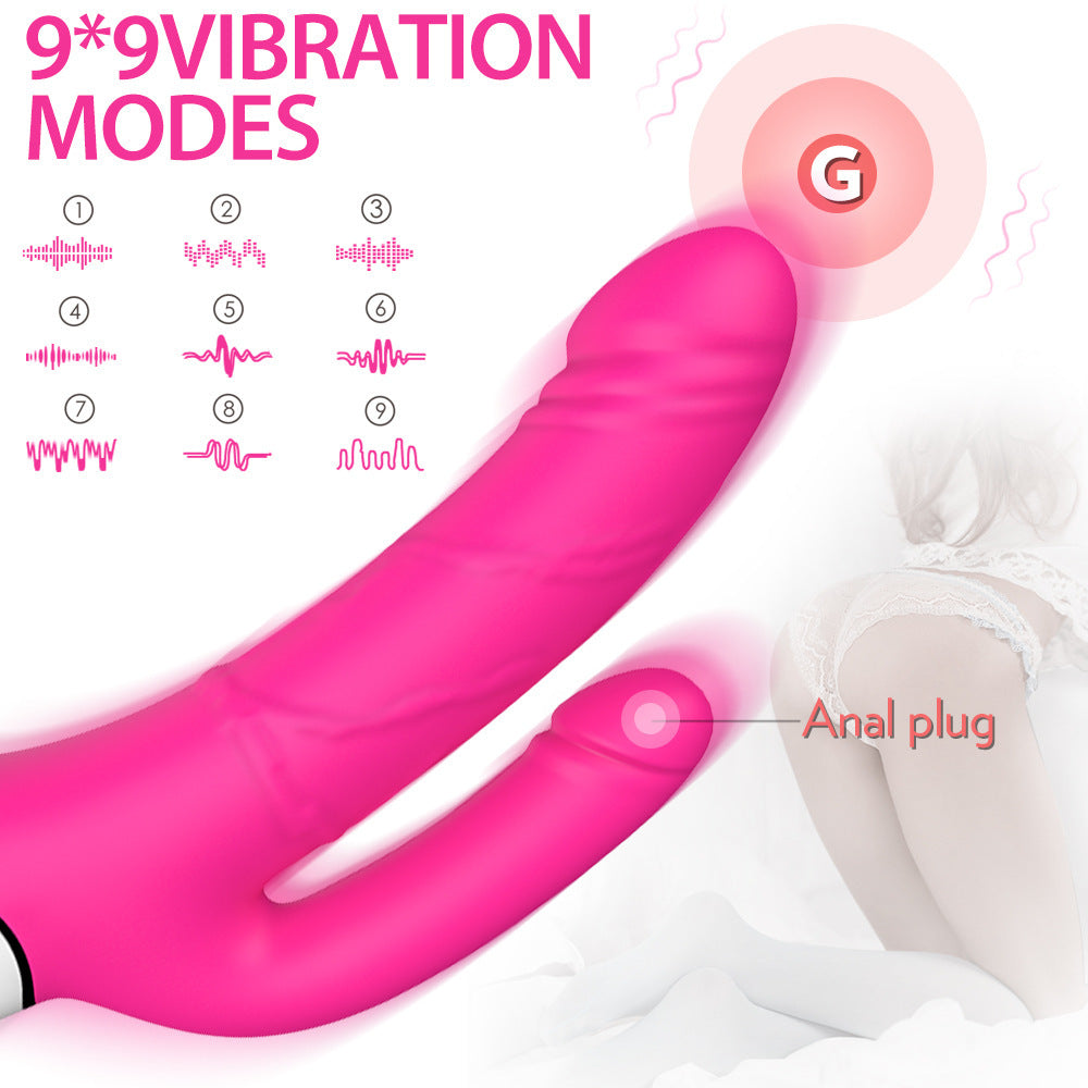 Rabbit Dildo Vibrator with 9*9 vibration modes