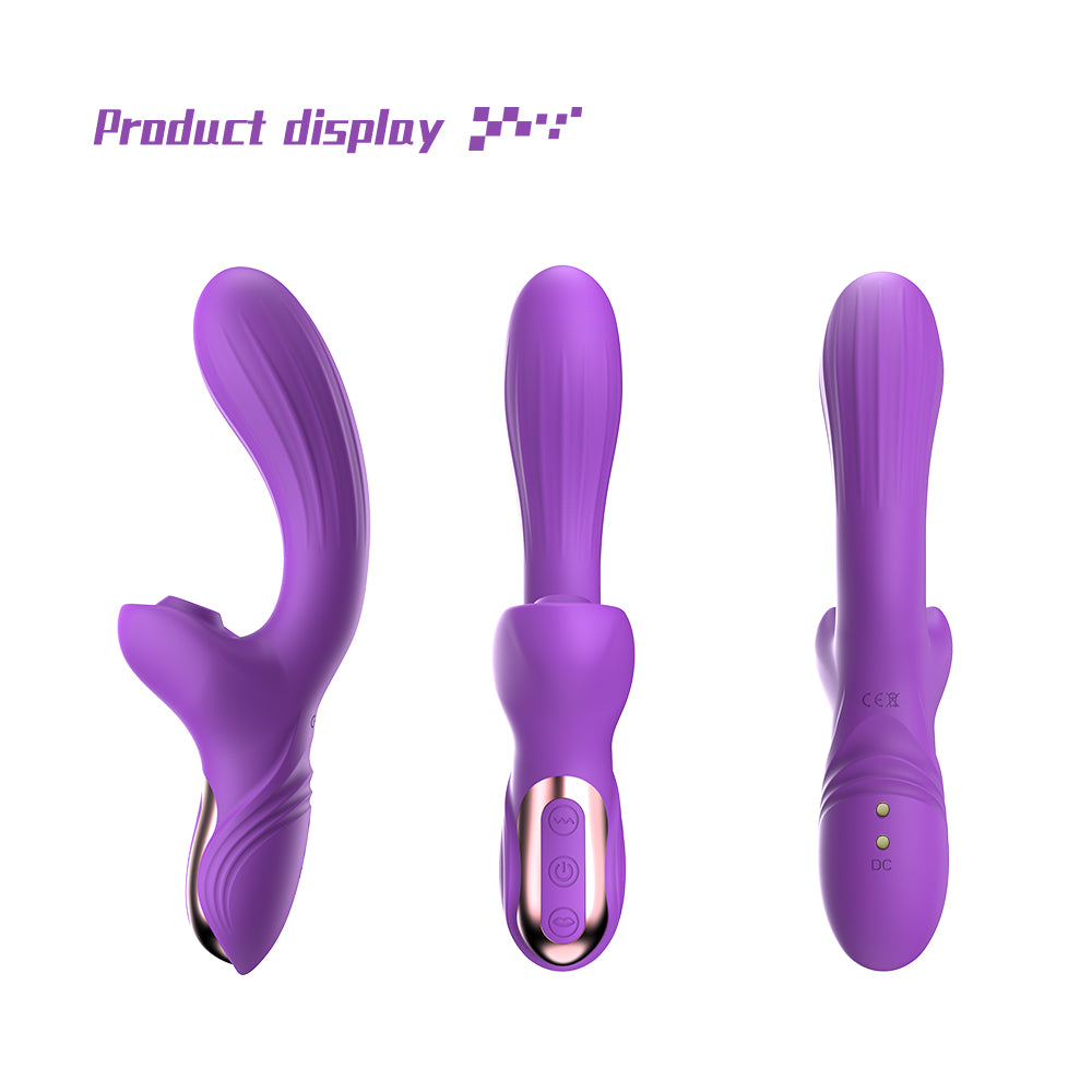 Purple sucking rabbit vibrator 