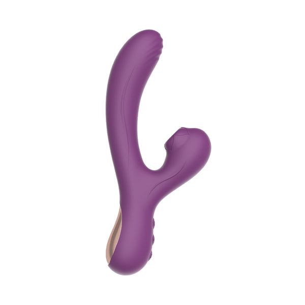 Vibromasseur clitoridien point G 7 vibrations de succion double stimulation