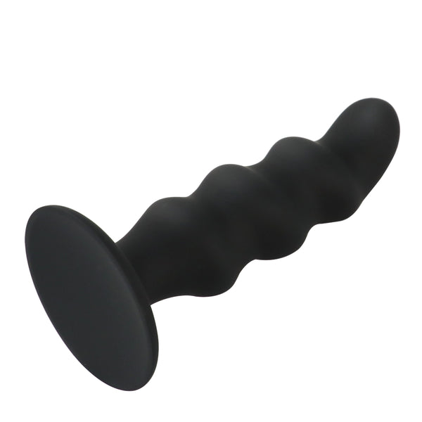 Curved Silicone Suction Cup Butt Plug