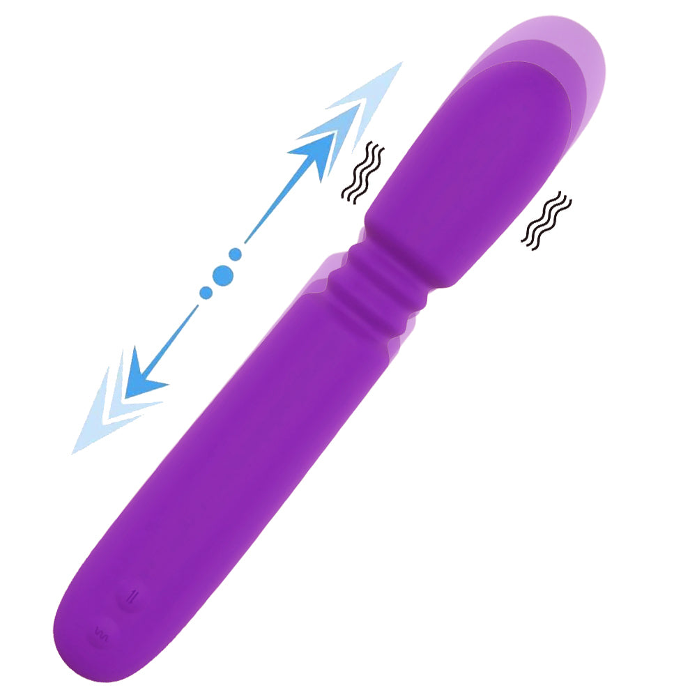 Wand Vibrator With 10 Vibration Modes And 3 Telescopic Modes
