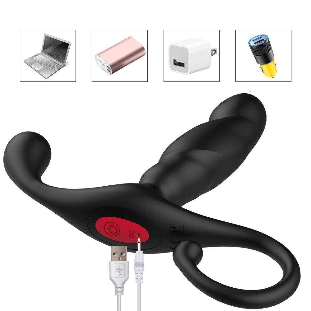 Prostate Vibrator With Buckle USB Charging
