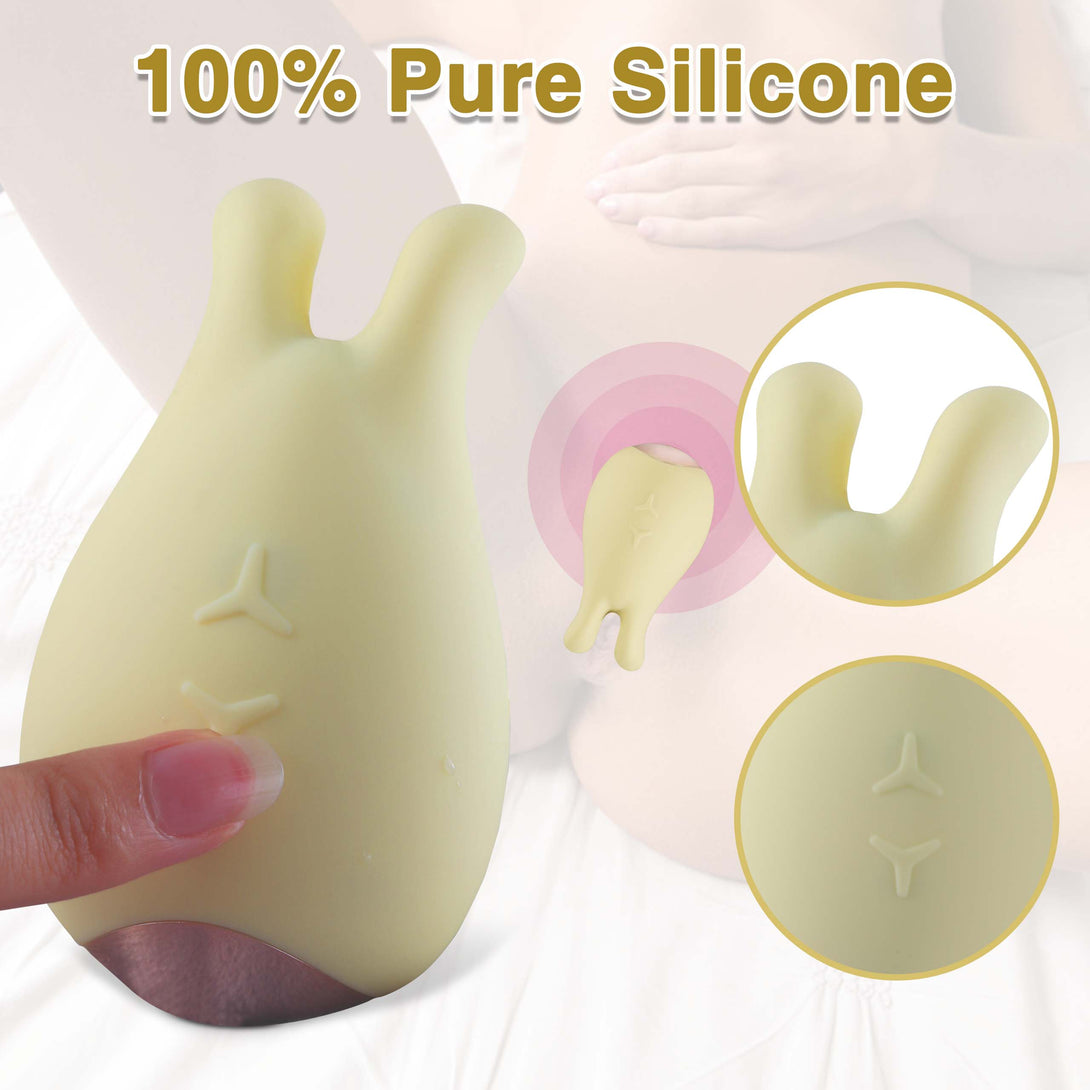 Silicone material for clitoral stimulators