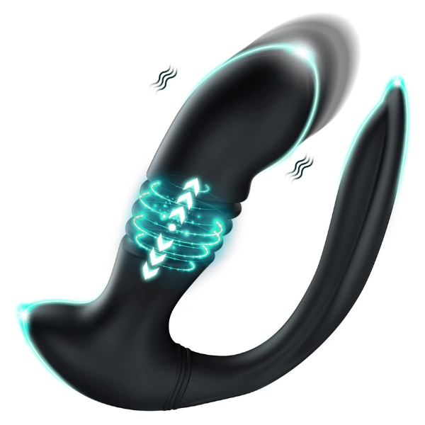 Remote Thrusting Prostate Vibrator With 12 Speed Models