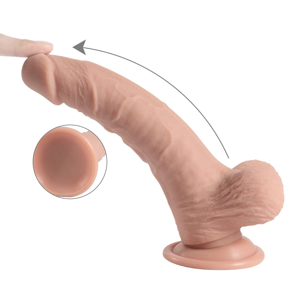 8.46'' Huge Silicone Train Dildo With Big Suction Cup 
