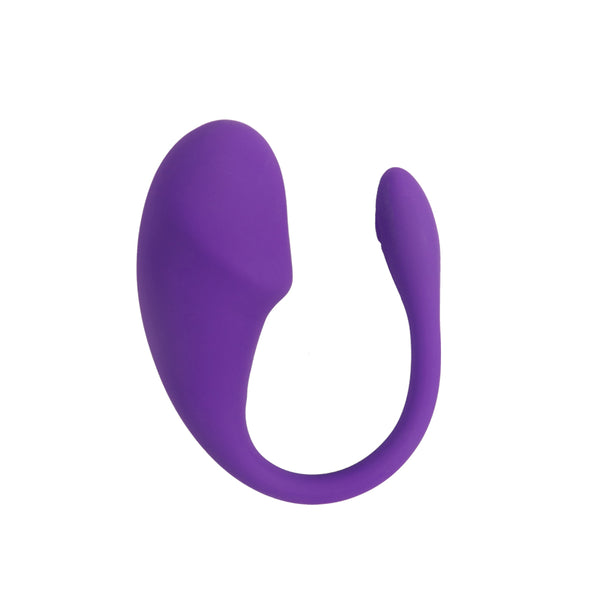 G-spot vibrating egg purple