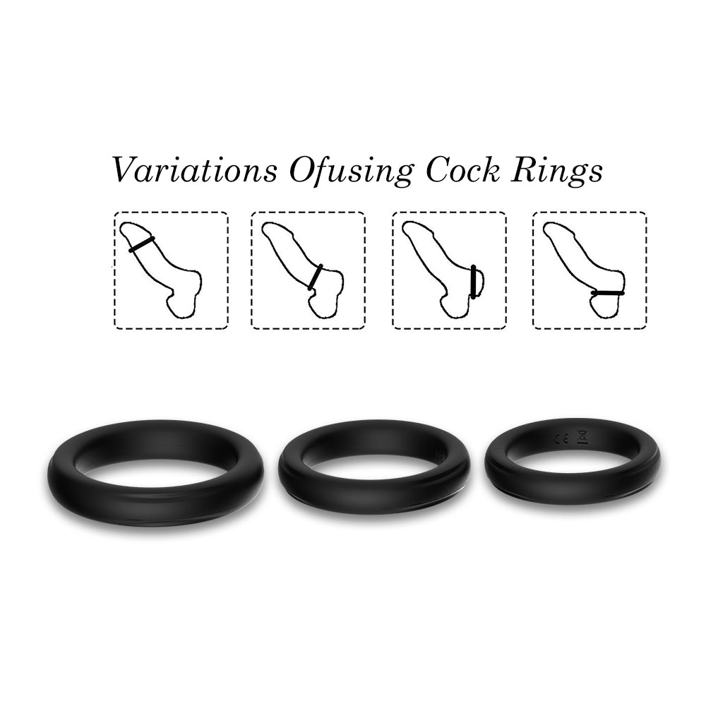 Variations ofusing cock rings