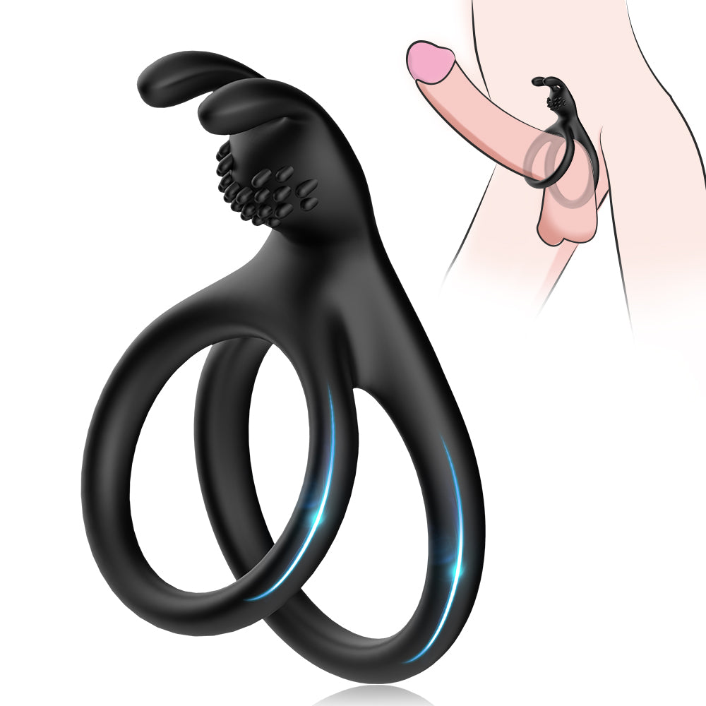 Wear a cock ring to improve hardness, thickness, length