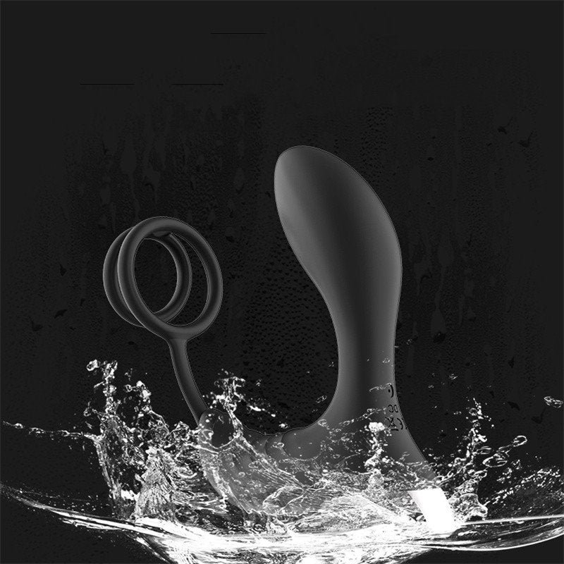 Prostate Massager with Cock Ring IPX6 Waterproof