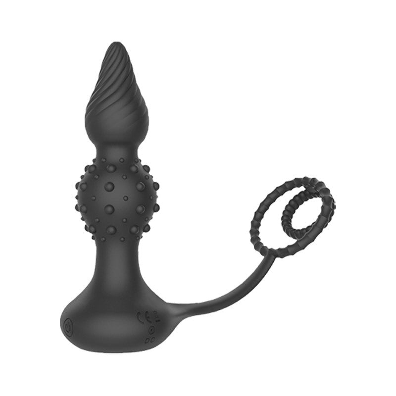 10 Vibration Modes Anal Bead with Penis Ring