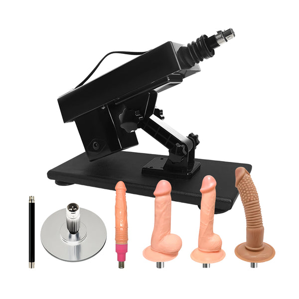 Sex Machine Device for Women with 3 XLR Connector Attahcments